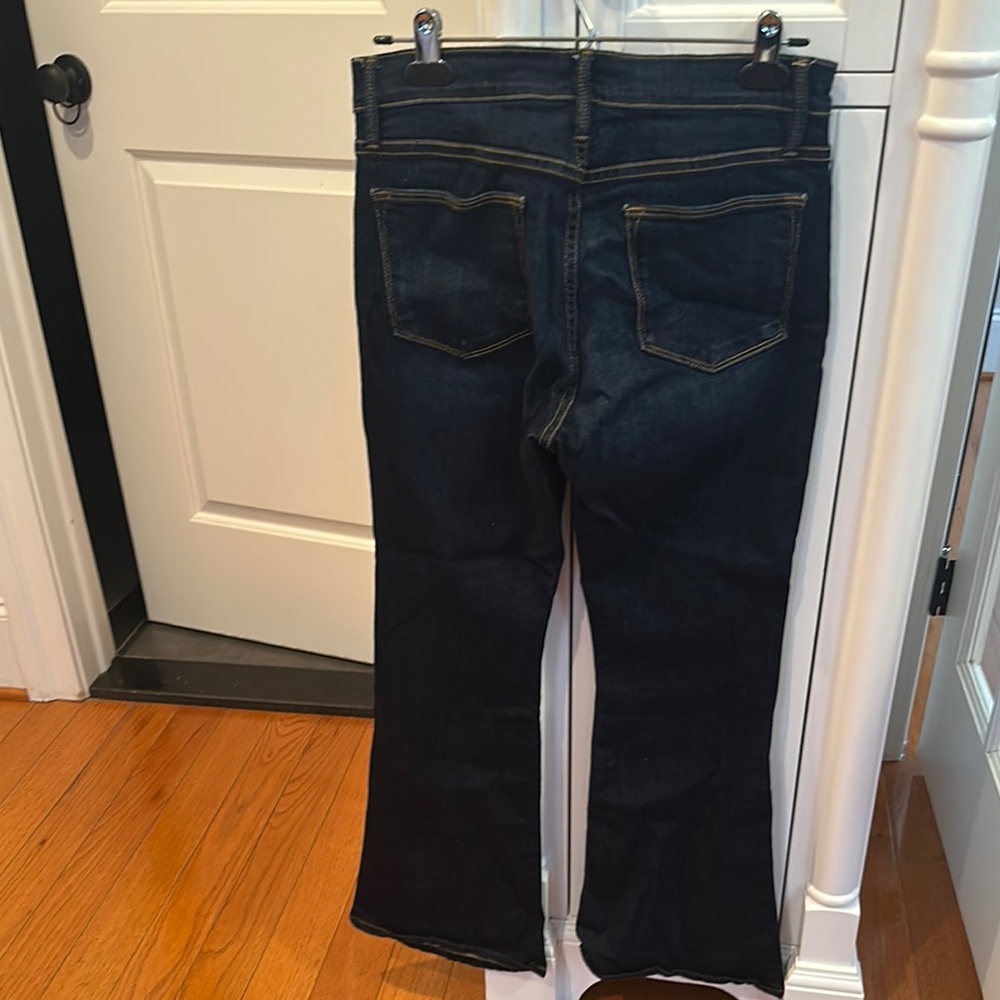 Frame Denim Le Pixie High Flare Jeans - Shortened for 5’2 - Picture 3 of 5